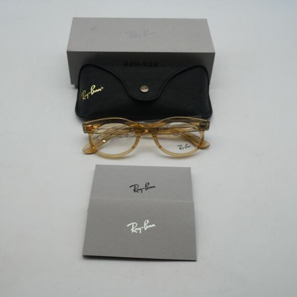 NEW Ray-Ban Wayfarer Oval Photo Waves Brown Color Reactive Eyeglasses Frames - Picture 2 of 11